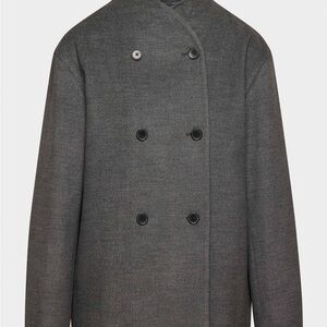 Babaton Rue Jacket in Heather charcoal- Aritzia